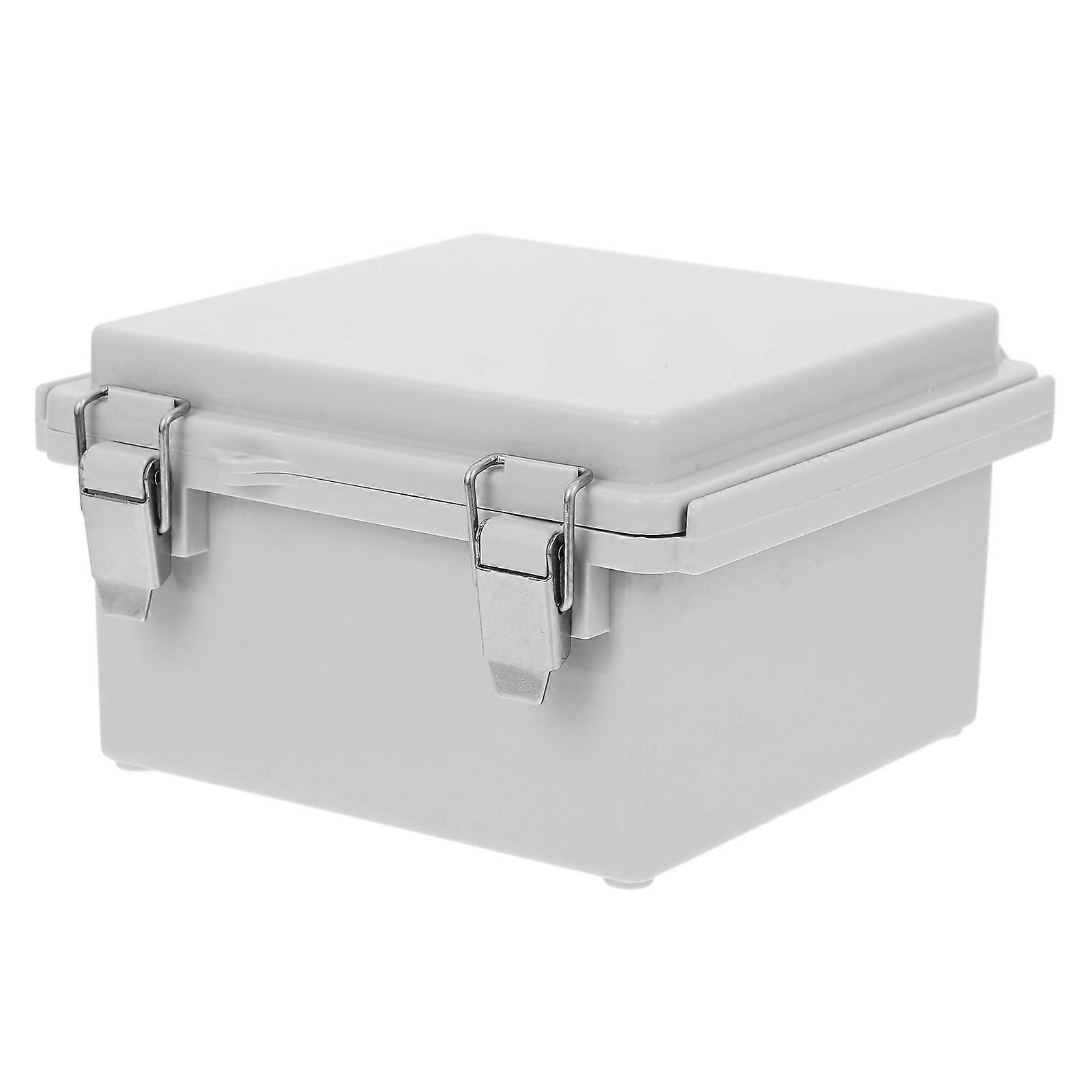 Junction Box Electrical Junction Box for Connecting 2Pcs Grey ABS Material