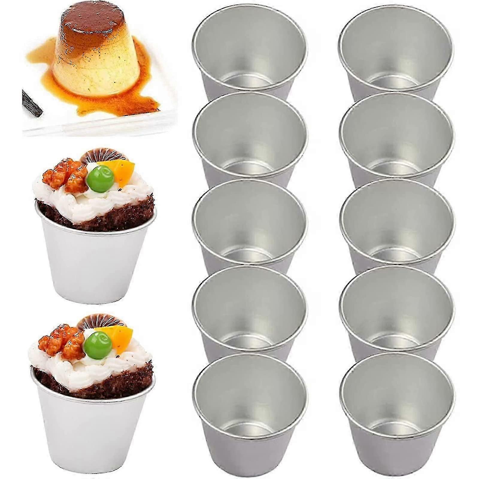 10 stk nonstick bakekopper til muffins og eggeterter