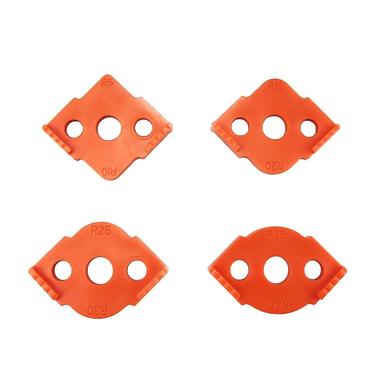 4pcs Durable Router Radius Template Quick Locator Woodworking Jig