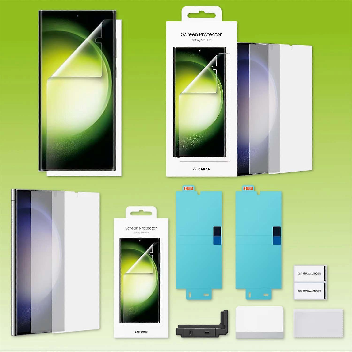 For Samsung Galaxy S23 Ultra EF-US918CTEGWW Full Screen Display Protector Film Cover New