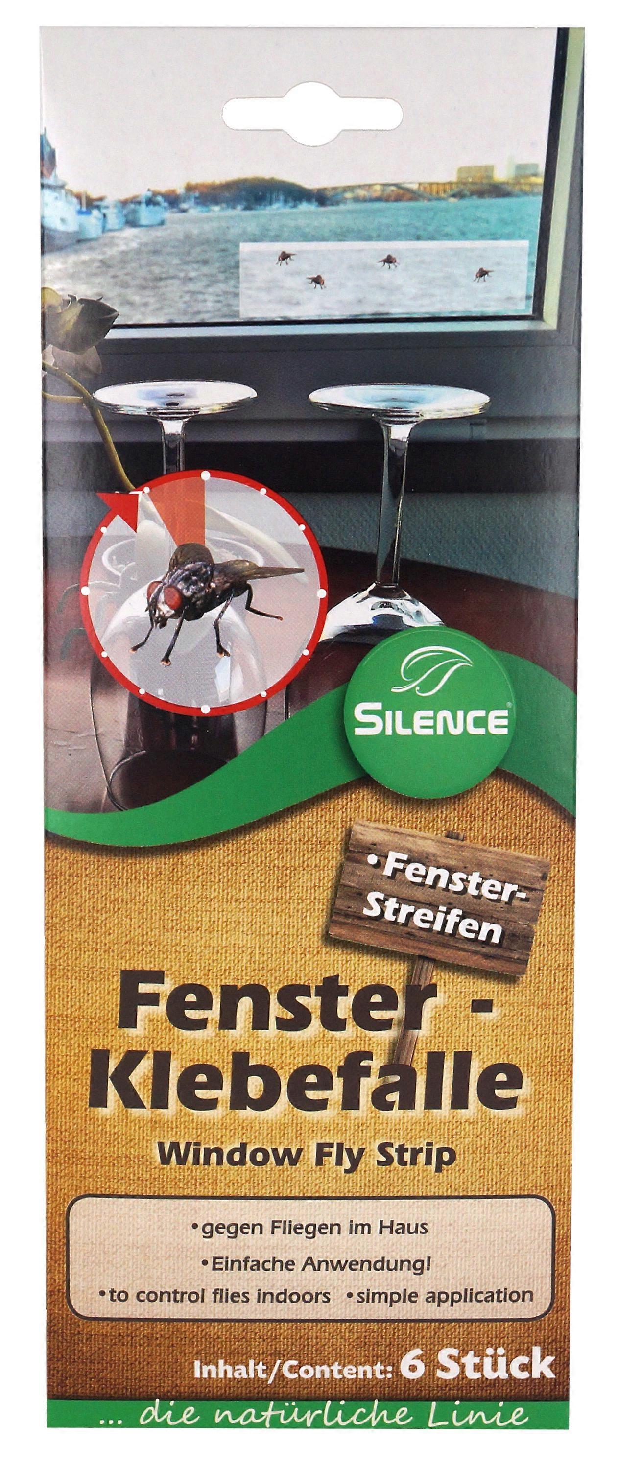 SILENCE® Window Adhesive Trap, 6 Strips