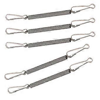SNDO-5er-Pack robuste Wasserflaschenhalter mit verstellbarem Käfig und tiersicherem Clip
