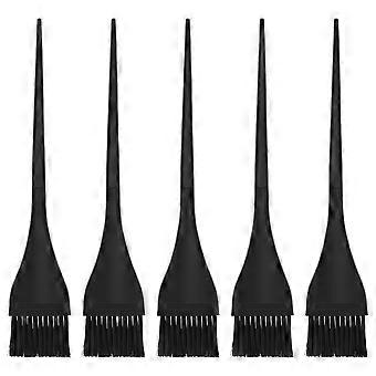 Lurrose 5PCS Professionelle Haarfärbemittel Applikator Haartintenbürste Färbepinsel (Schwarz)