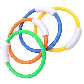 Anneaux de plongée sous-marine, jouets d'entraînement à la natation pour enfants, ensemble de 4 pièces