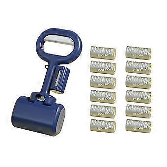 Puppy Poop Picker Dog Poop Scoop for Pet Care 5Sets Blue Plastic