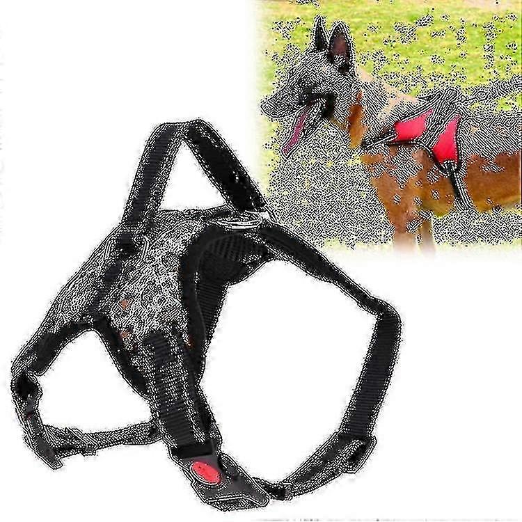Adjustable Harness For Small Medium Large Dogs Pet Walking Hand Strap, Size:s(leopard)