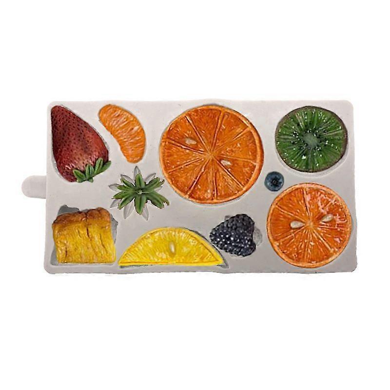 Strawberry orange kiwi shape cake mold - 1PC