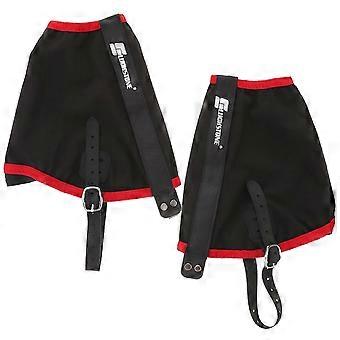 Nylon Hiking Ankle Gaiters Black 1 Pair Waterproof Dirt Snow Protection Outdoor Activities