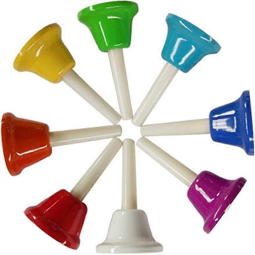 High-quality materials, interactive metal handbell set, promotes brain development
