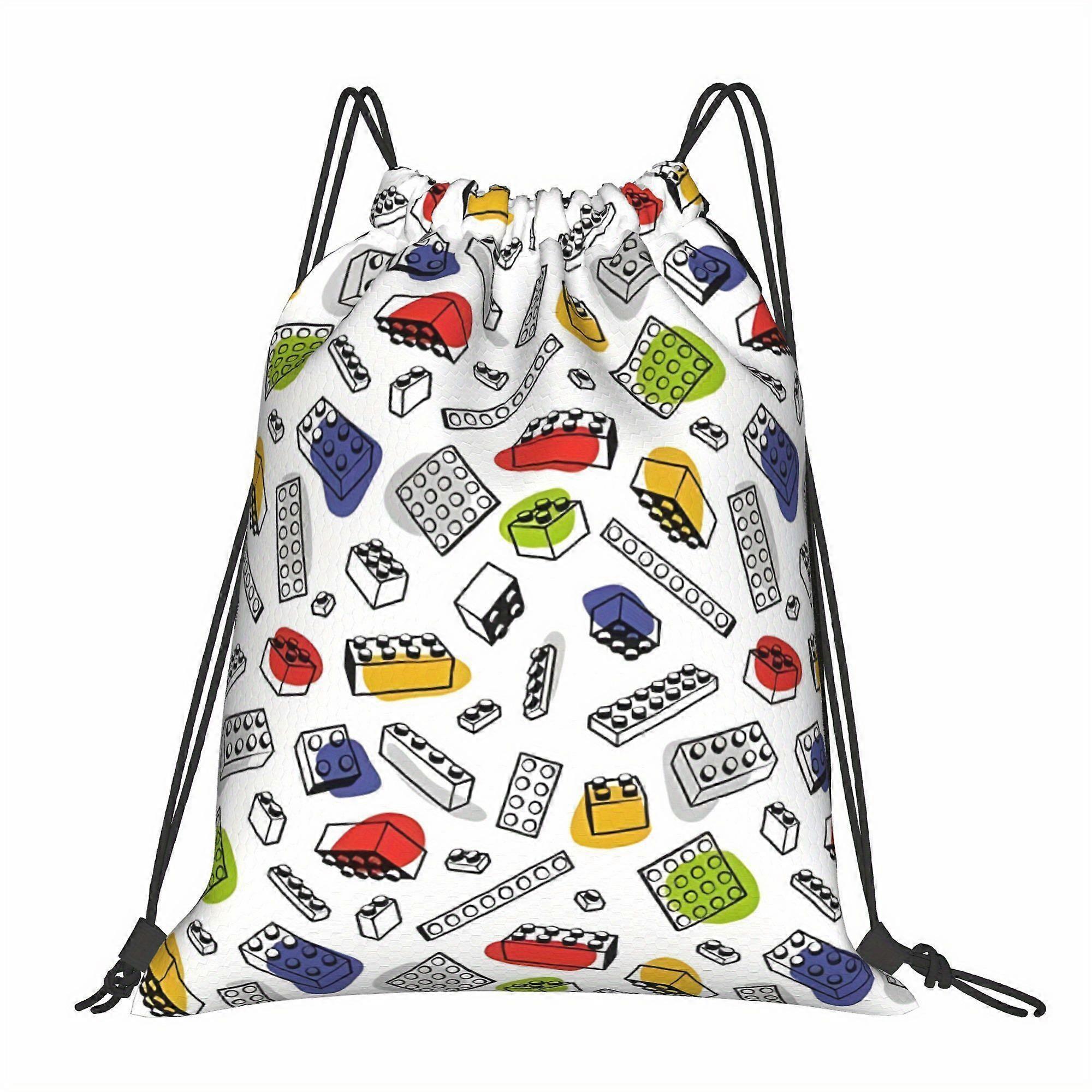 2D Flat Camping Building Block Knot Bag-Eazqw