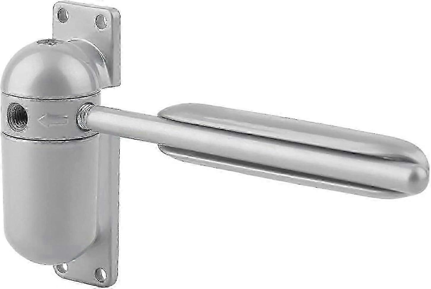 Spring Loaded Door Closer - Adjustable Surface Mount - Automatic Spring Loaded Door Closer For Self Closing (gray)