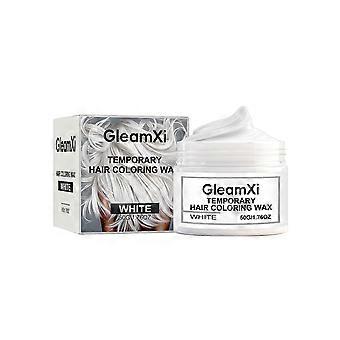 GleamXi b Teinture capillaire temporaire (blanche) pour une transformation capillaire quotidienne avec un effet couleur naturelle, adaptée à diverses fêtes et réunions.