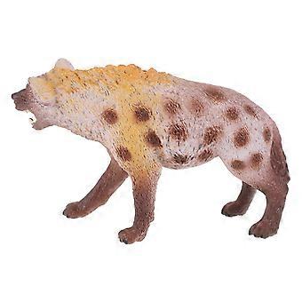 Plastic Hyena Statue Simulation Hyena Model Imitation Hyena Toy Kids Hyena Cognitive Toy African Wild Dog Figurine Toy Animals Figures