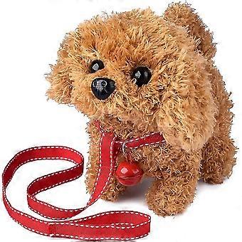 Plush Interactive Electronic Puppy Dog Toy, 15*18cm, Walking Barking Tail Wagging Stretching, Safe Materials