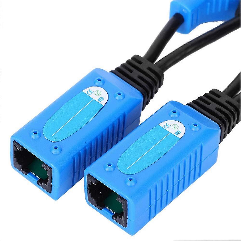 PoE Splitter for IP Security Cameras, Secure PoE Cable Connector with Equal Voltage Distribution