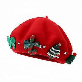 2025 Weihnachtsmütze aus Wolle – Festliche gestrickte Glockenmütze für Damen und Herren, Wintermode-Accessoire