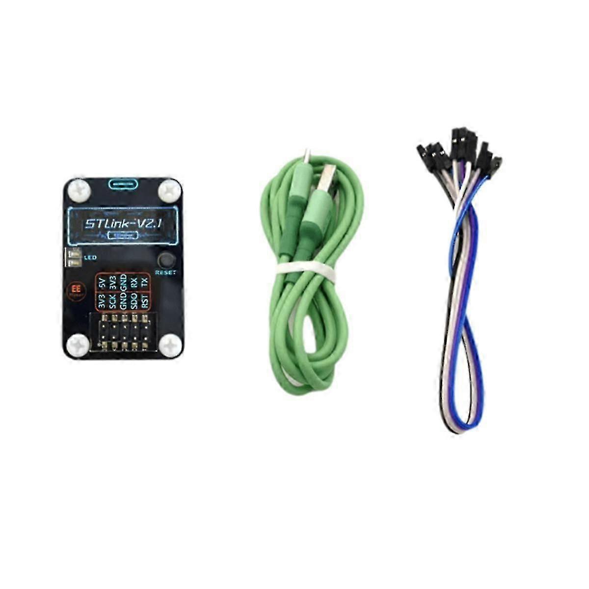 STLINK-V2.1 Simulator Debugging Download STLINK Programming Burning Line Cable STM32 with Serial Por