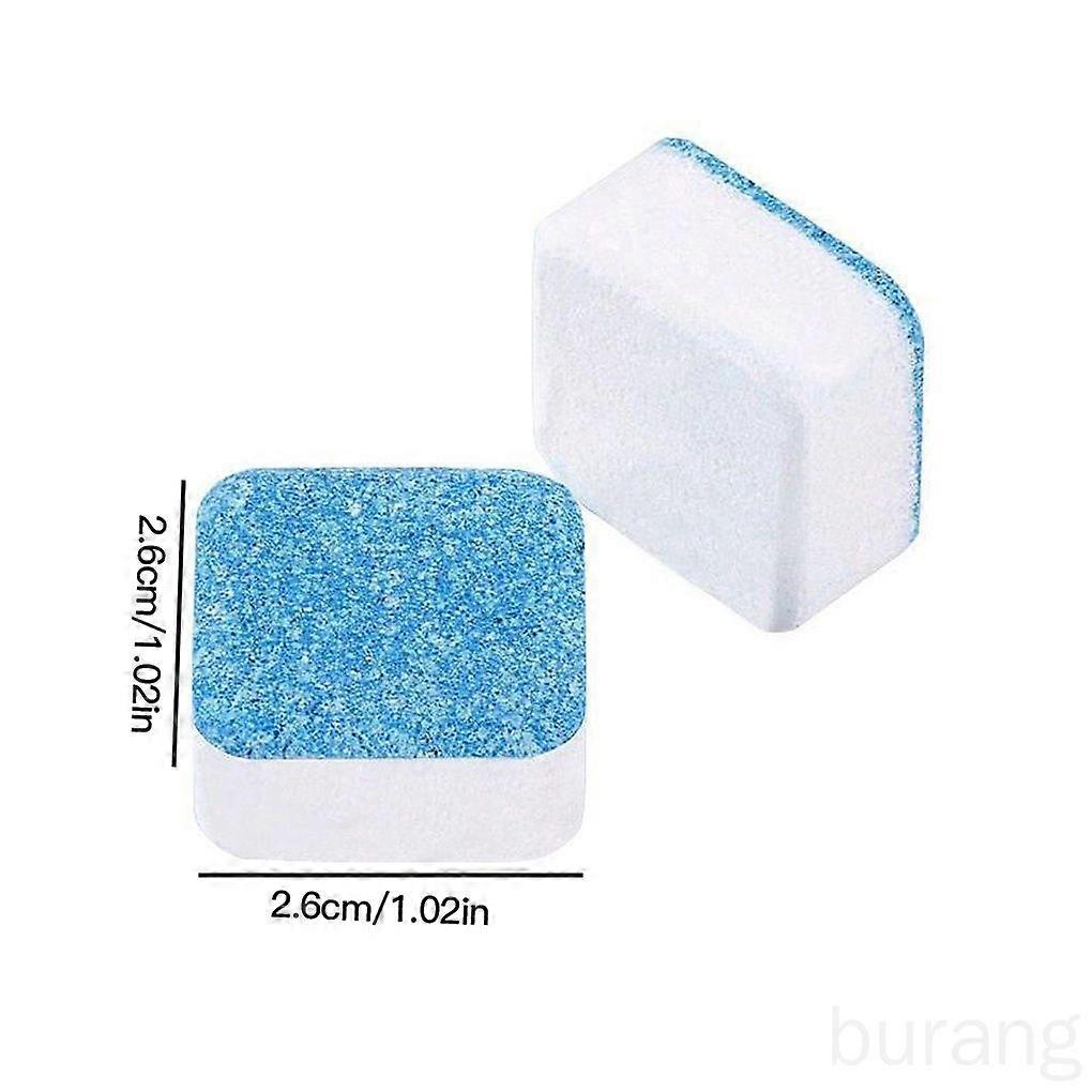 Solid washing machine cleaner effervescent tablets, household deep cleaning remover, bathroom cleaner