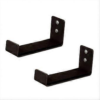 Yoga Mat Storage Rack with Wall Hooks for Foam Rollers and Exercise Fitness Bands