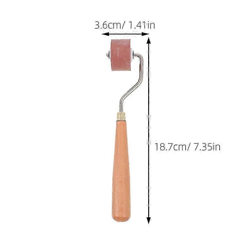 Rubber Roller Printmaking Tool for Ink Printing 2Pcs Multi Color