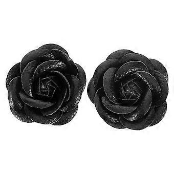 Black Rose Shoe Embellishment Shoe Charms for Wedding 3Pairs