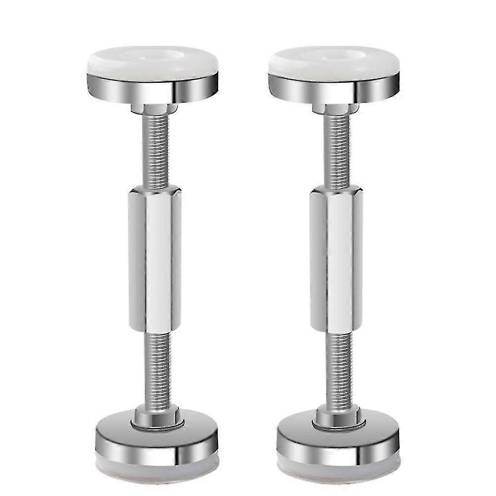 2Pcs Adjustable Threaded Shockproof Bed Frame Telescopic Room Wall Support Tool COS