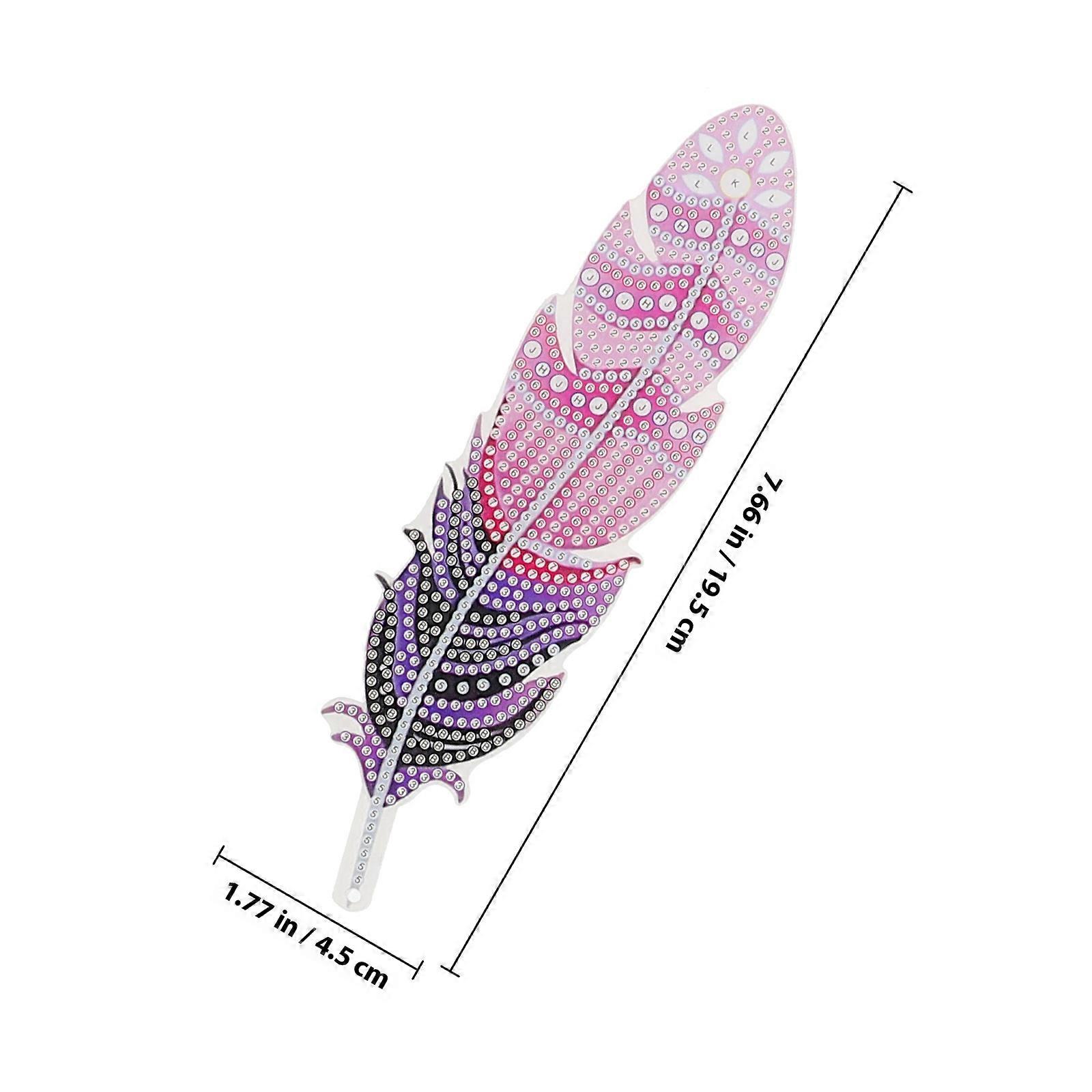 Diamond Art Bookmarks Shape for Reading Use 1Set Elegant Gift