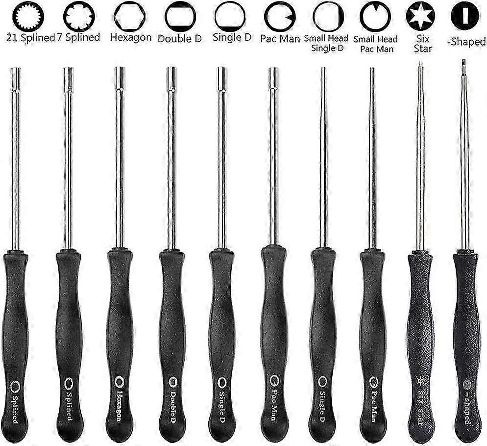 10 Piece Carburetor Adjustment Tool Screwdriver Kit