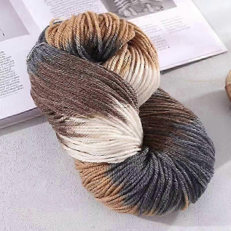 Hand-Dyed Rainbow Alpaca Yarn