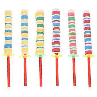 6pcs Paper Sword Flickers Funny Children Toy Party Gift Random Color