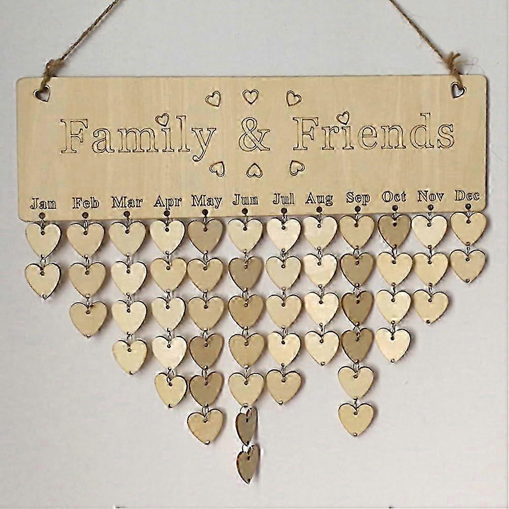 Wooden Date Tracker Plaque
