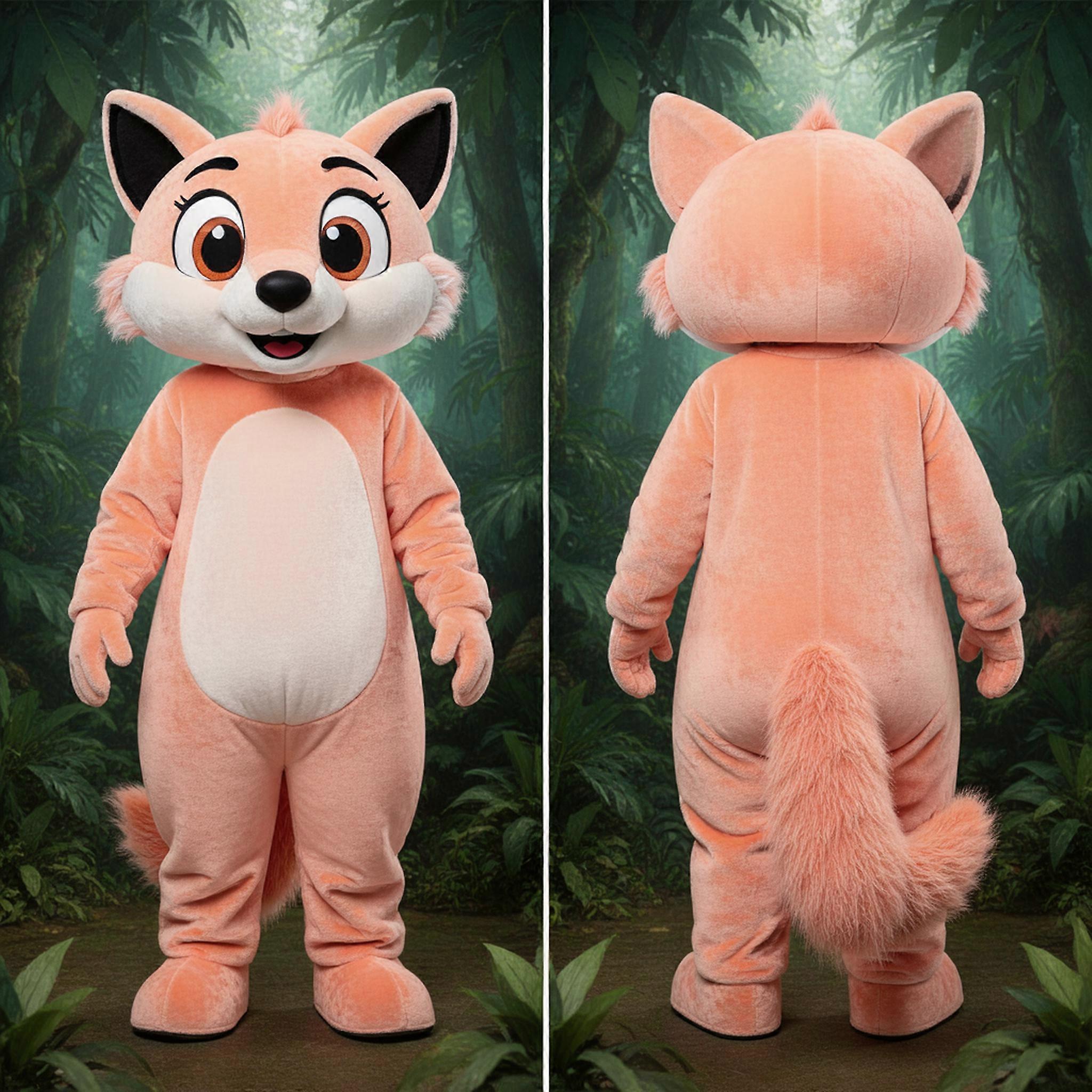 MASTICOT Peach Soft Rounded Mongoose Mascot