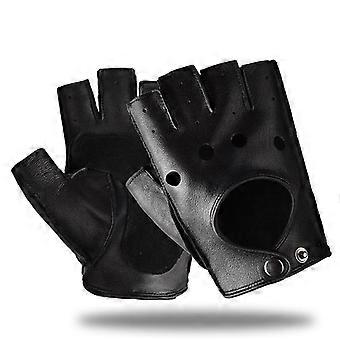 Unisex Halvfingerhansker Kunstskinn Kul Punk Hiphop Kjøring Motorsykkel Ytelse Fest Menn Damer Votter