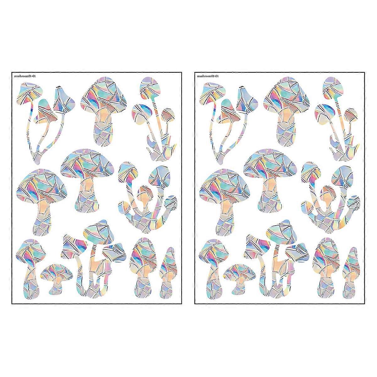 Reusable Prismatic Static Cling Decals for Bird Safety