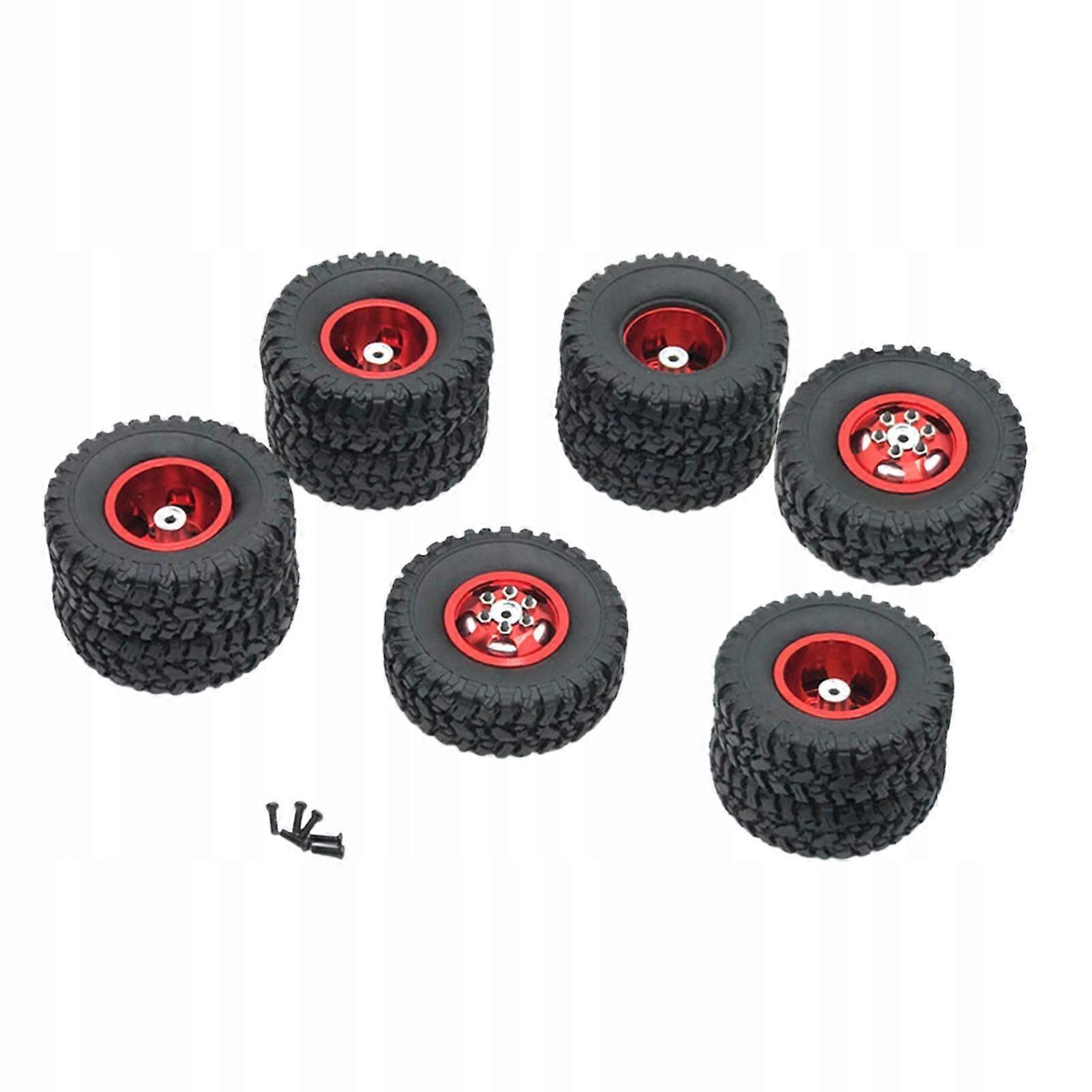 4 Pack Rubber Tire Set Compatible With Wpl B16