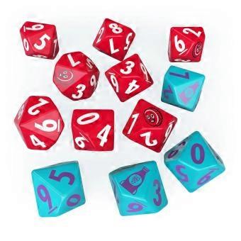 NUKA COLA Fallout Factions Dice Set Custom Themed Dice for Post Apocalyptic RPG