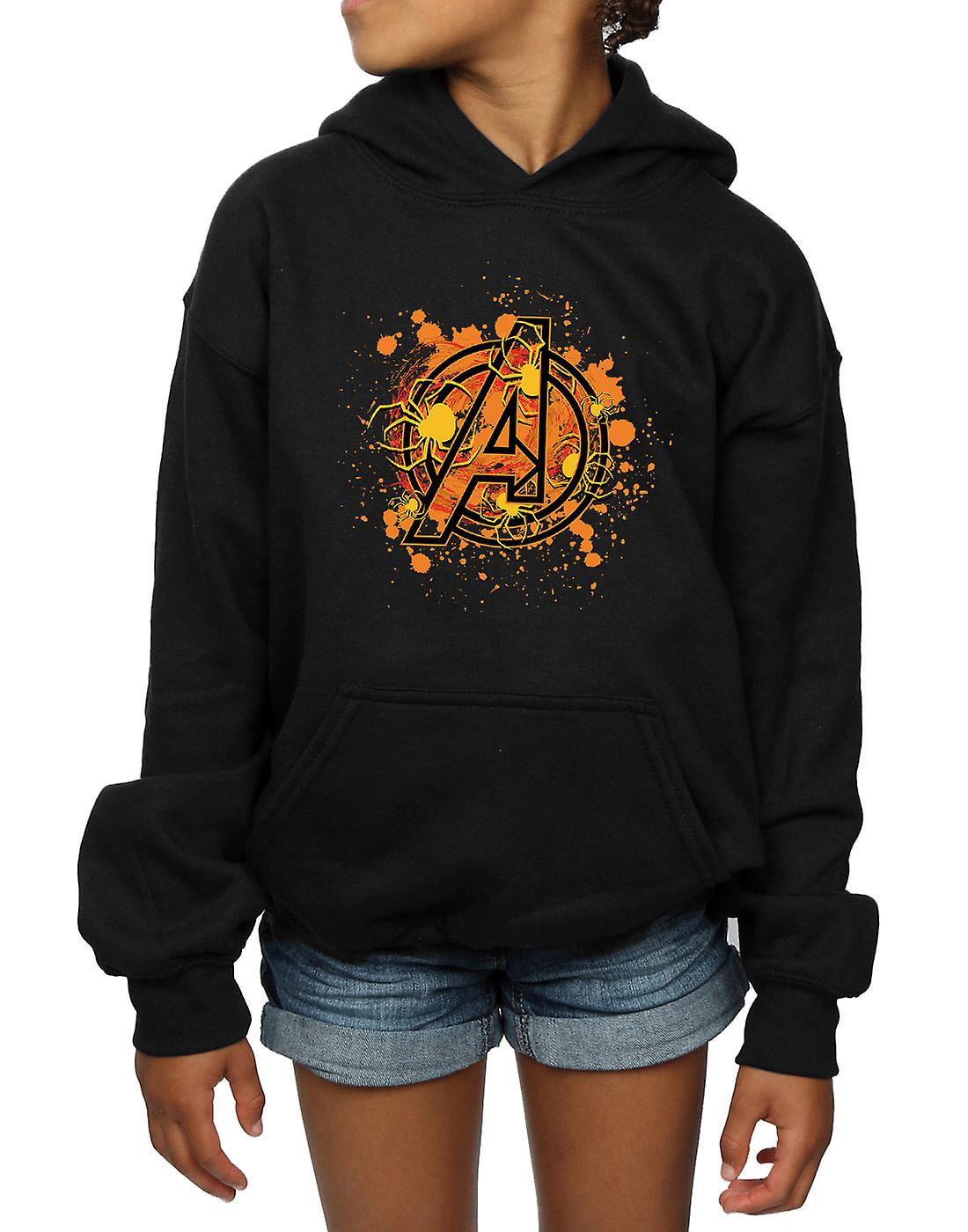 Avengers Girls Marvel assemblent Halloween araignée Logo Hoodie | Fruugo CH