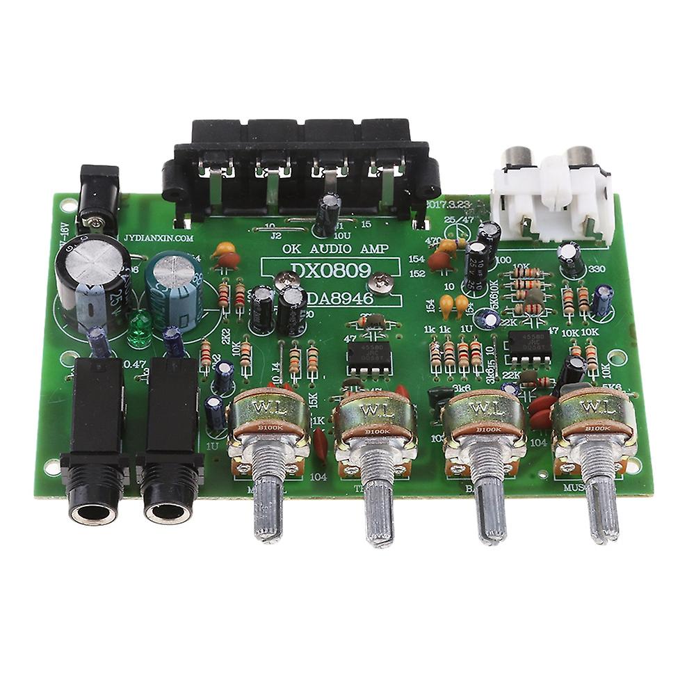 Dx0809 Two-channel Power Amplifier Board 60w Hi-fi Stereo Audio Power