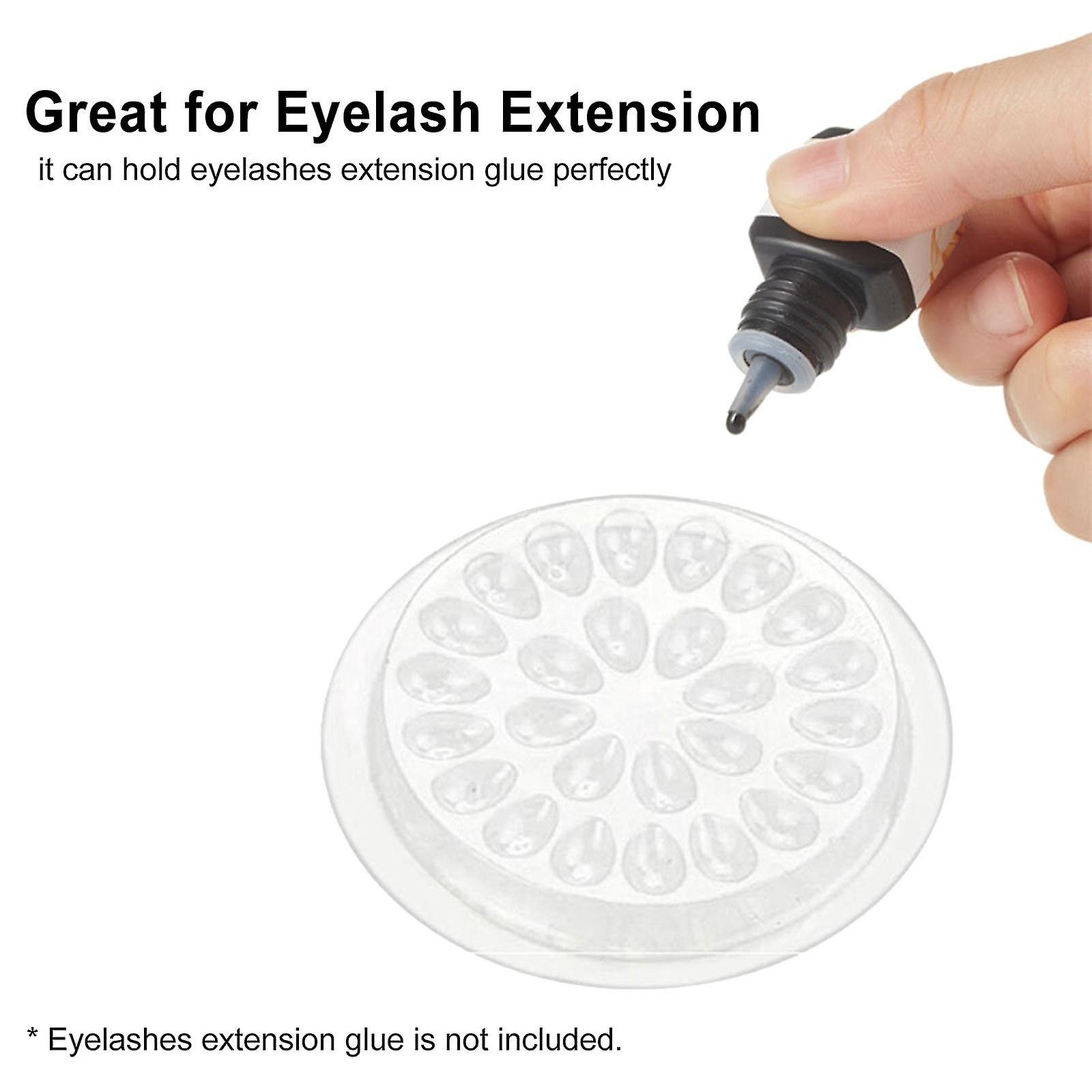 100pcs Eyelash Holder Lash Holder Tray Eyelash Extension Holder For