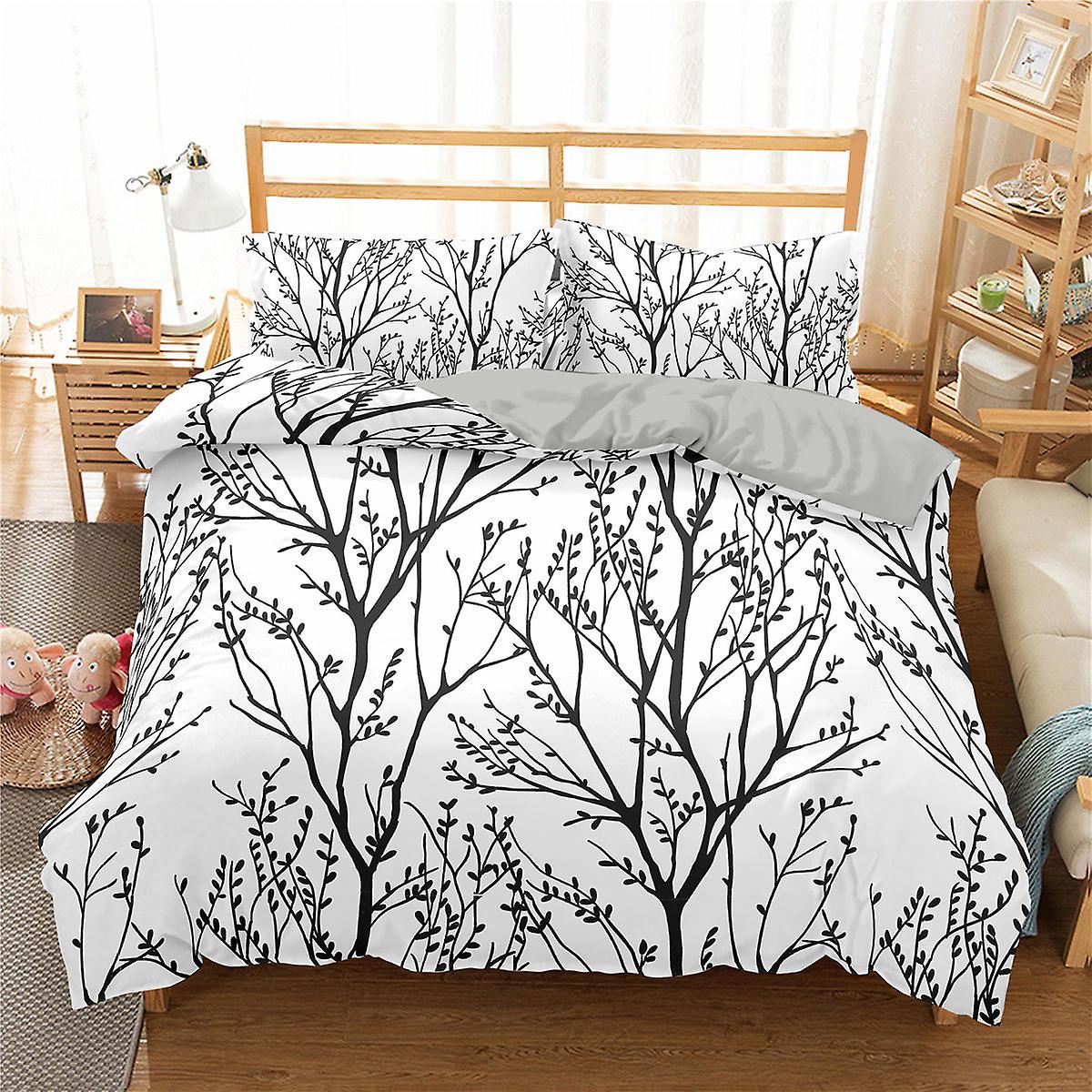 Plant Bamboo Duvet Cover King/queen Size Green Bamboo Leaf Branch ...