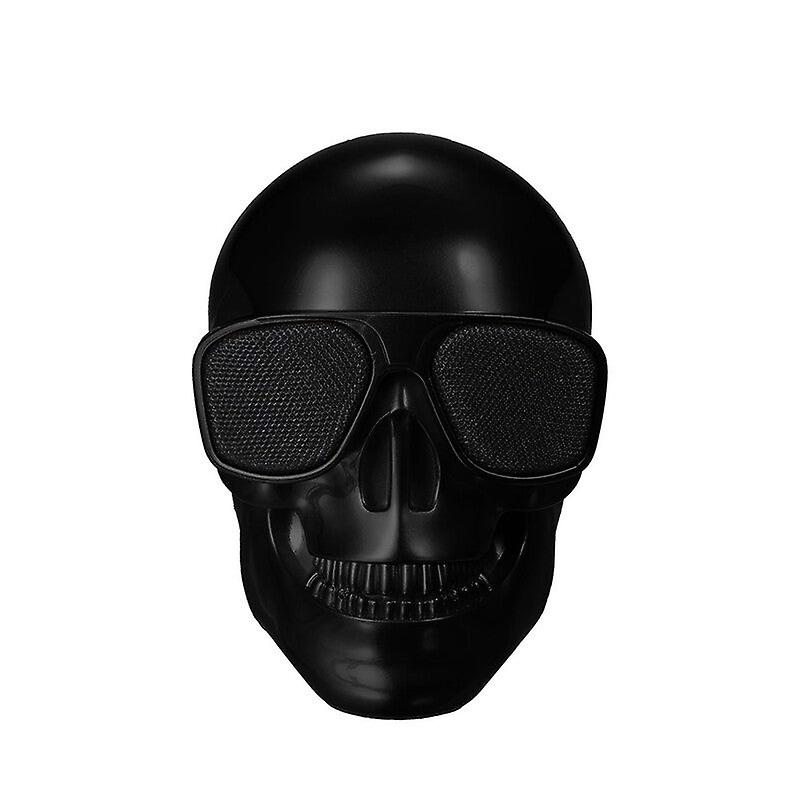 Plastic Skeleton Metallic Wireless Shape Bt Black Audio Docks & Mini Speakers