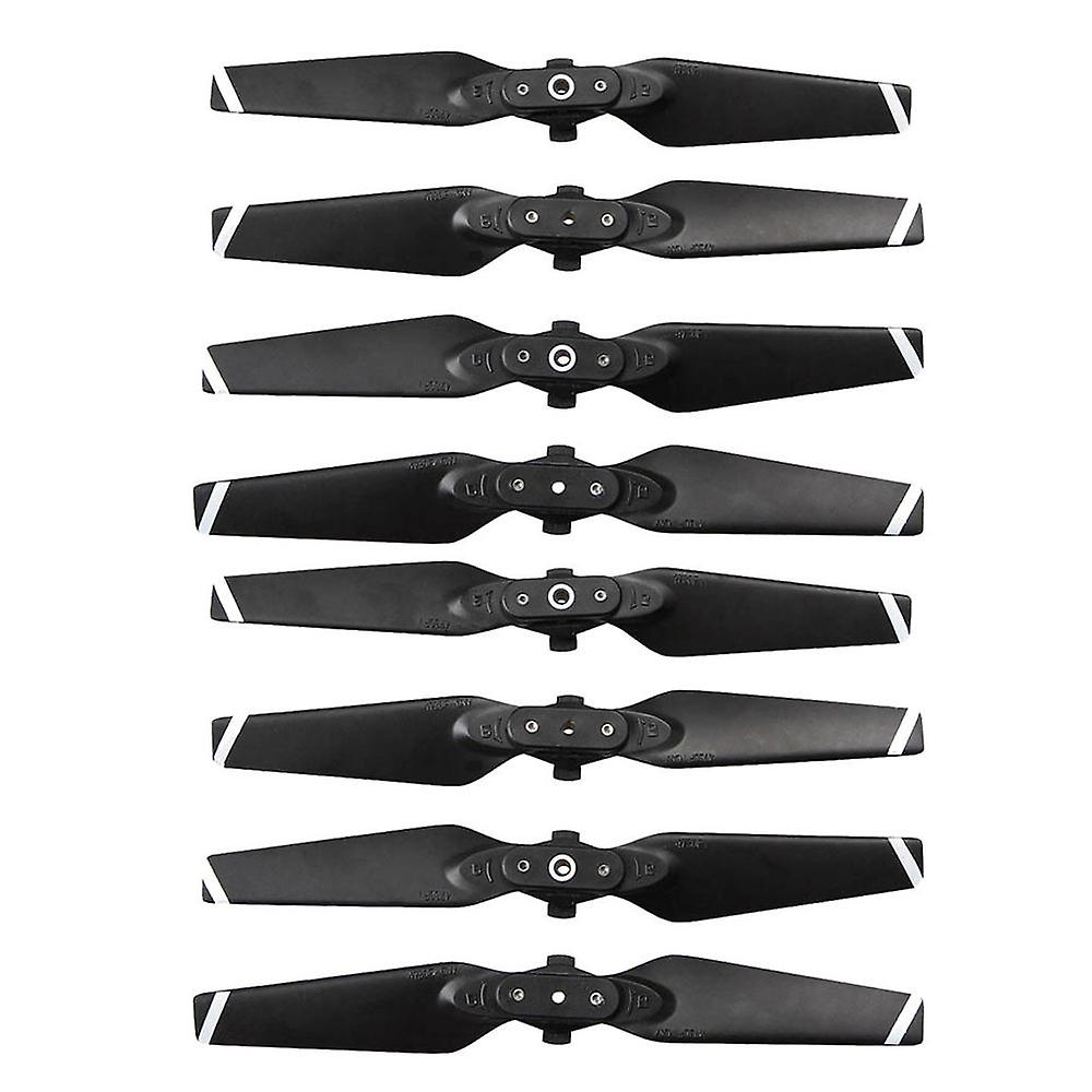 8pcs Dji 4730f Quick Release Folding Propellers For Spark Drone White