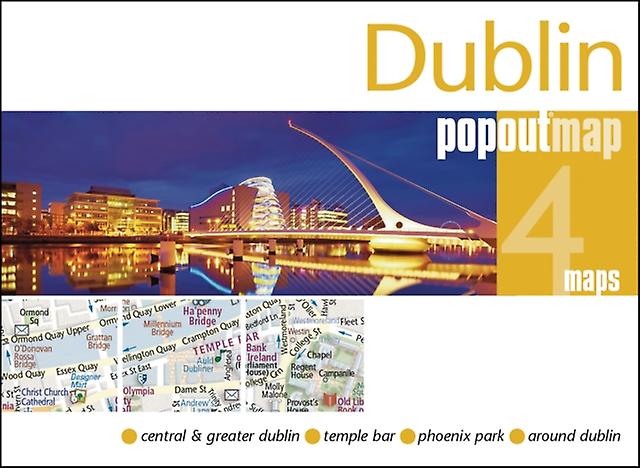 Dublin Popout Map Paperback Book