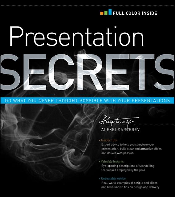 Presentation Secrets by Alexei Moscow State University Kapterev Paperback