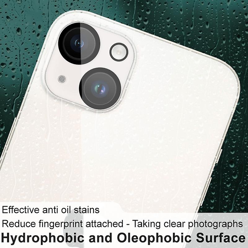 For Apple iPhone 15 / 15 Plus protective glass camera lens H9 black