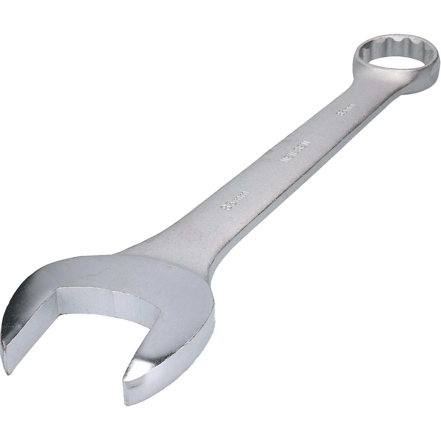 Llave Combinada Jumbo De 85 Mm - Acero Forjado, 740 Mm De Largo, Para Uso Industrial O Agrícola, Con Extremo Abierto Y Cerrado