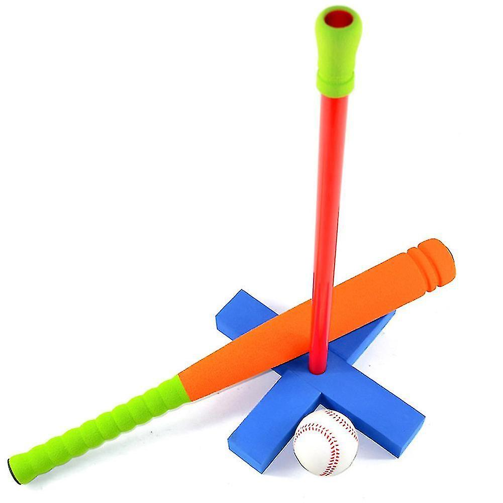 Children Training Baseball Soft Rubber Baseball Set Safe For Parent-child Interaction Student