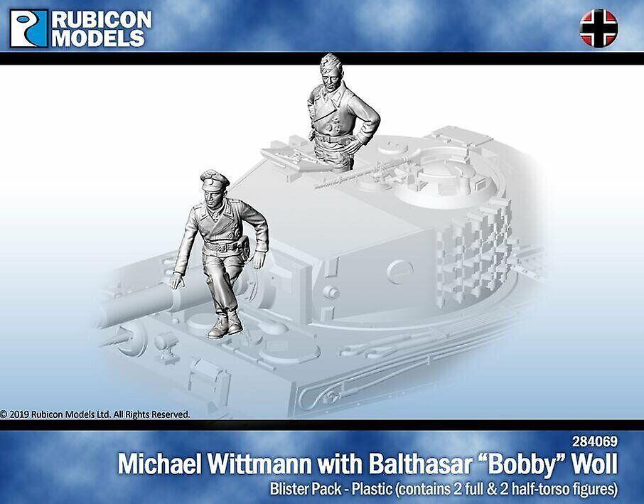 Rubicon RU-284069 Michael Wittmann & Balthasar Bobby Woll - 1/56 (28mm) plastic model kit Historical Scale model