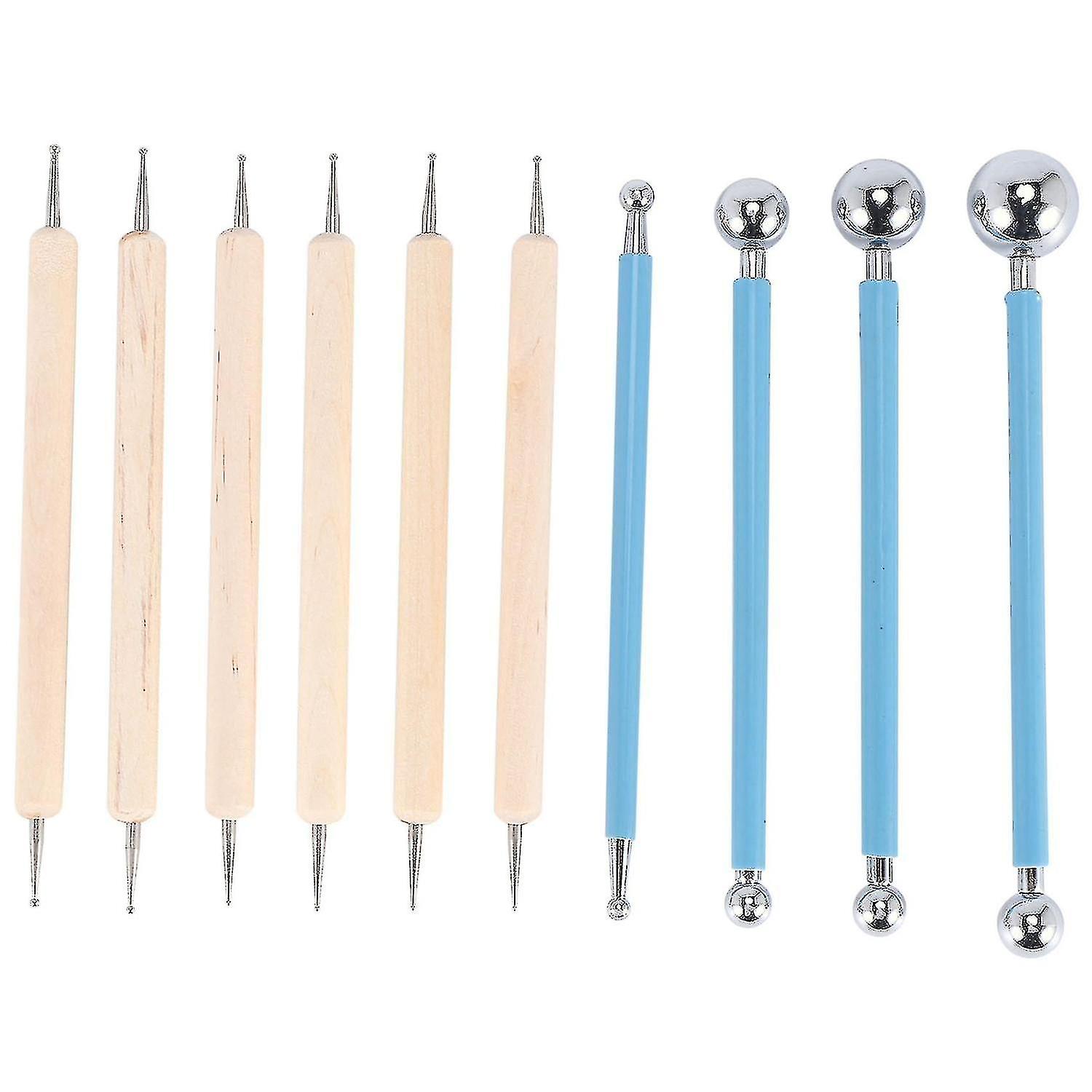 10 Piece Dotting Tools Ball Styluses For Mla Ing, Py , Eming Art