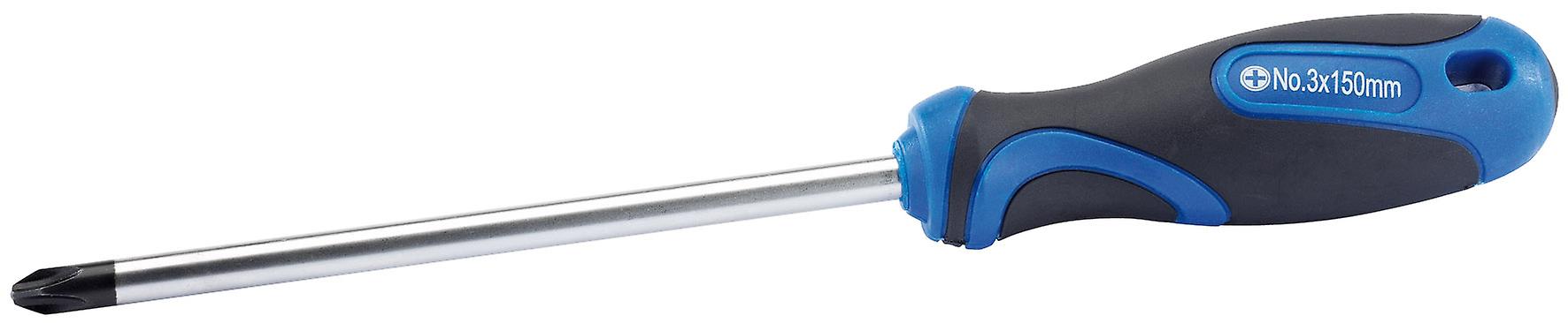 Draper 34552 No.3 x 150mm Cross Slot Screwdriver With Soft Grip Handles